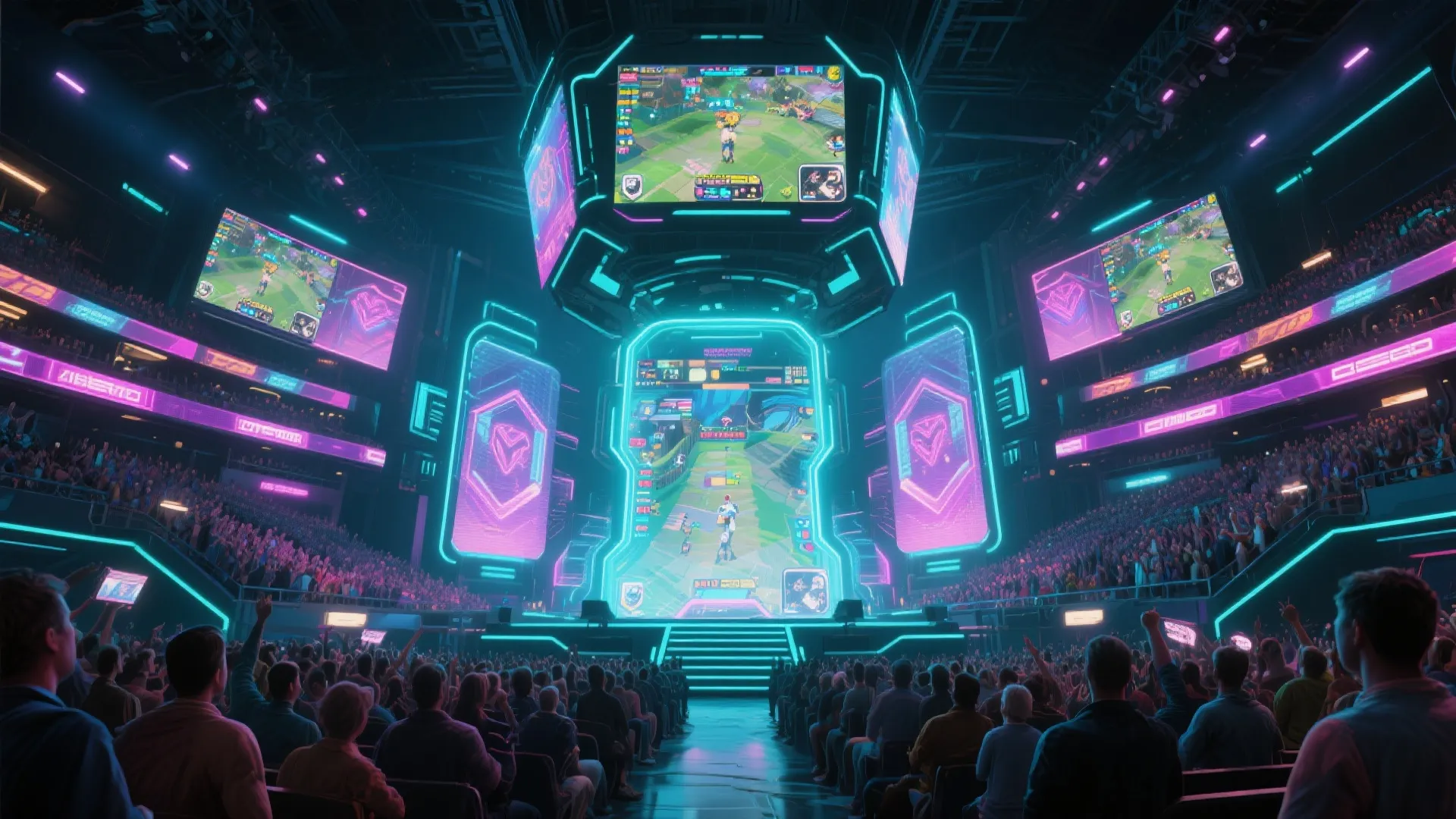 雷火电竞巅峰赛事现场