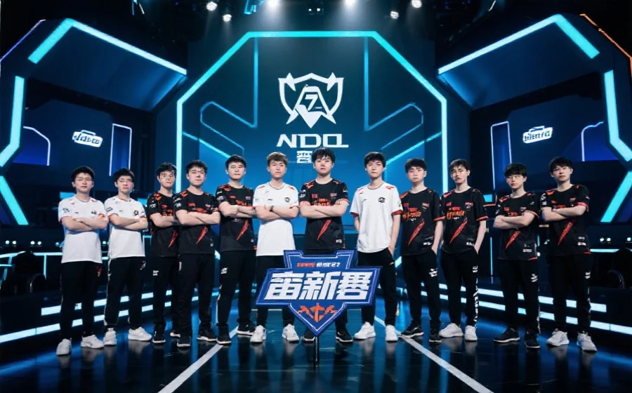 电竞战队新赛季合影